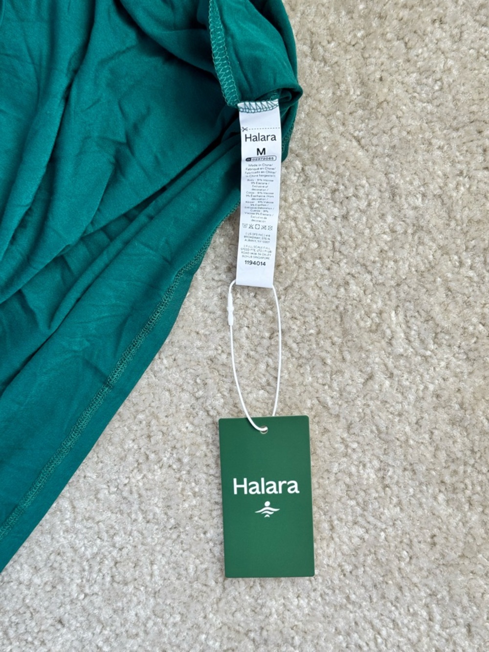 NWT HALARA Teal Strapless Halter Maxi Dress - Picture 4 of 6
